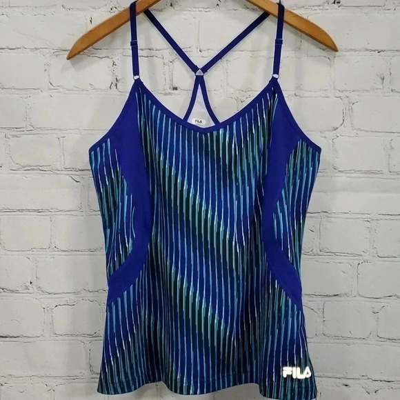 Fila Sport Performance Tank Shelf Bra Size L - Picture 1 of 13